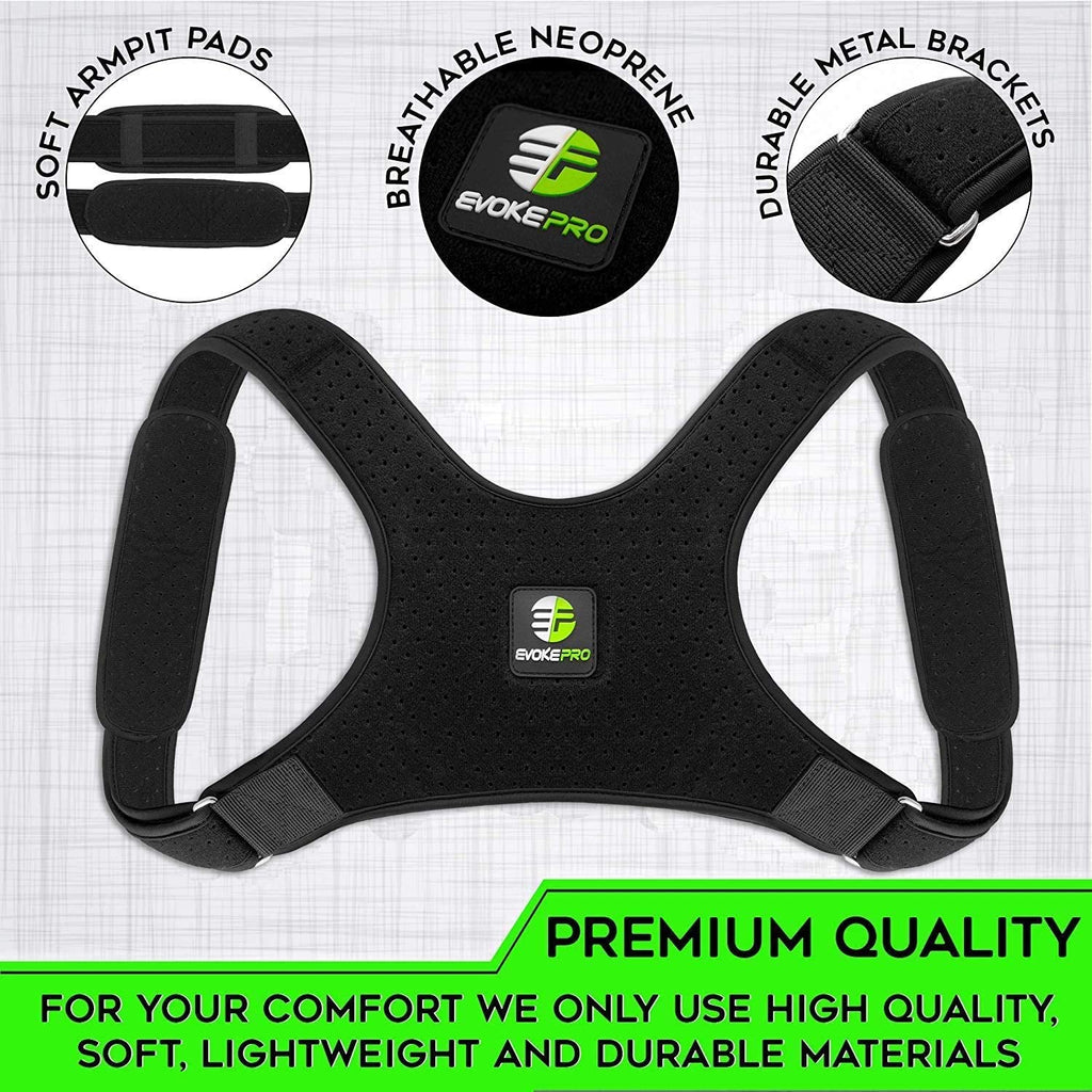 Back Posture Corrector for Women and Men + Resistance Band - Trains Your Back Muscles to Prevent Slouching and Provides Back Pain Relief (Regular)
