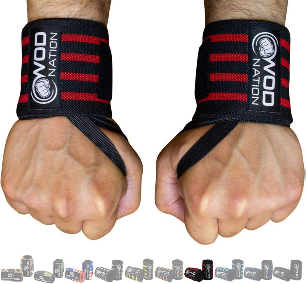 Wrist Wraps for Weightlifting & Strength Training – Professional Gym Straps W/Thumb Loop for Men & Women